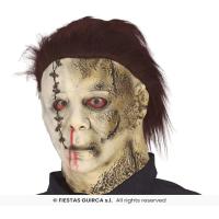 MASQUE ASSASSIN AVEC CHEVEUX LATEX