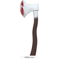 HACHE AVEC SANG 49CM