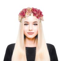 SERRE TETE FRIDA VINTAGE A FLEURS