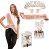 PACK ANNIVERSAIRE 20 ANS (diadème/echarpe/cake topper)