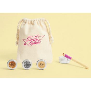 KIT PAILLETE PURE DALIDA (3 pots 5ml+baume+pinceau)