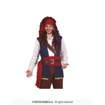 SET PIRATE FOULARD ET CEINTURON