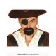 CACHE OEIL ET BOUCLE D'OREILLE PIRATE