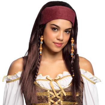 PERRUQUE PIRATE TRINITY AVEC BANDANA