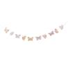 GUIRLANDE FAIRY WORLD PAPIER ROSE PASTEL 10CMX1,5M