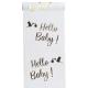 CHEMIN DE TABLE ELEGANCE HELLO BABY OR 28CMX5M