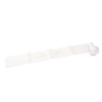 ECHARPE DENTELEE FUTURE MAMAN BLANC ET OR 10CMX1M50 