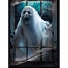 DECORATION MURALE FANTOME HALLOWEEN 120X78CM 