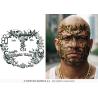 TATOUAGE VISAGE GANG 30X13CM