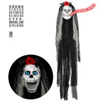 MARIEE ANIMEE PARLANT AVEC MANDIBULE 80CM