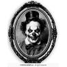 AUTOCOLLANT CADRE CLOWN 30X23CM