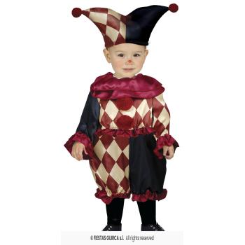 COSTUME BEBE HORROR CLOWN CIRCUS 12-18 MOIS