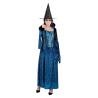 COSTUME SORCIERE ELEGANTE NOIR ET BLEU T.S/M