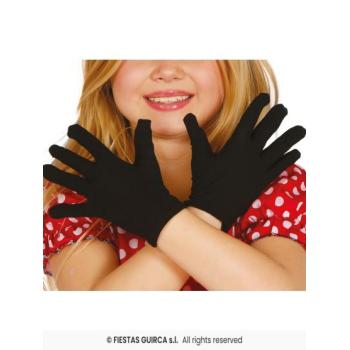 PAIRE DE GANTS ENFANT NOIR 17CM