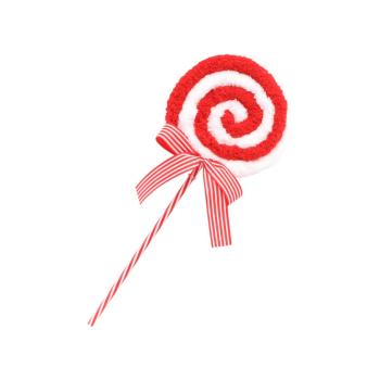 SUCETTE FOURRURE RUBAN CANDY STRIPES 15X4X36CM