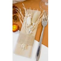 BOUQUET DE GRAMINEES BLANC (sur carte)