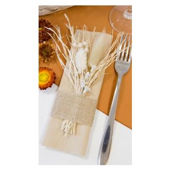 BOUQUET DE GRAMINEES BLANC (sur carte)