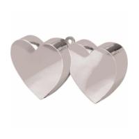 CONTRE POIDS DOUBLE COEUR ARGENT