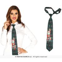 CRAVATE NOEL MUSICALE AVEC LUMIERE 