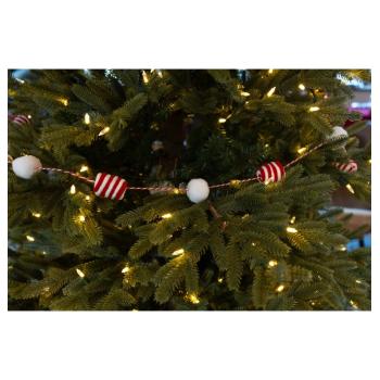 GUIRLANDE POMPOMS CANDY 180X3.5CM