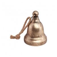 CLOCHE METAL OR DIAM 10CM X13.5CM