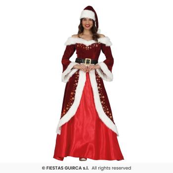 COSTUME MERE NOEL ROBE VELOURS T.38-40