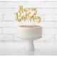 CAKE TOPPER HAPPY BIRTHDAY OR 22.5CM