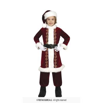 COSTUME PERE NOEL VELOURS CLAUS T.5-6 ANS