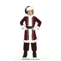 COSTUME PERE NOEL VELOURS CLAUS T.10-12 ANS