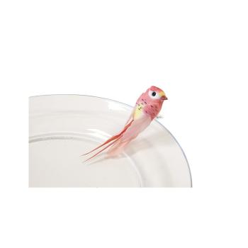PERRUCHE SUR PINCE CORAIL X2
