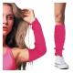 MANCHETTES/GUETRES ROSE FLUO X2