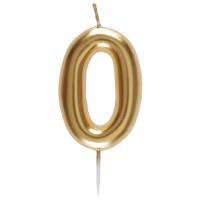 BOUGIE OR CHIFFRE 0