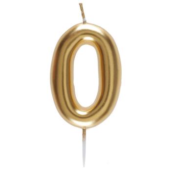 BOUGIE OR CHIFFRE 0
