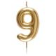 BOUGIE CHIFFRE OR 9