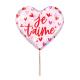 BALLON ALU COEUR "JE T'AIME" 46CM