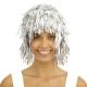 PERRUQUE DISCO METALLIQUE ARGENT