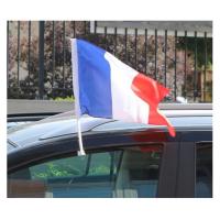 DRAPEAU VOITURE FRANCE 45x30cm