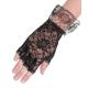 PAIRE DE GANTS EN DENTELLE PARIS NOIR