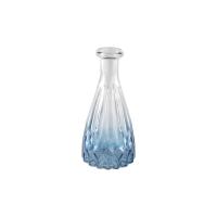 VASE ALEXANDRINE DEGRADE BLEU 6.8X14.5CM