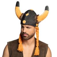 CASQUE GAULOIS AVEC CHEVEUX