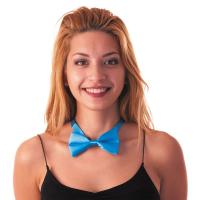 NOEUD PAPILLON BLEU FLUO