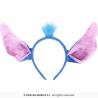 DIADEME ALIEN BLEU AVEC CHEVEUX