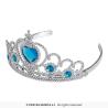 DIADEME PRINCESSE ARGENT PIERRES BLEUES