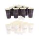 JEU DE BEERPONG "TU PERDS TU BOIS" 6 BALLES+20 GOB NOIR ET BLANC