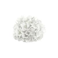 TETE D'HORTENSIA BLANC 20X11CM