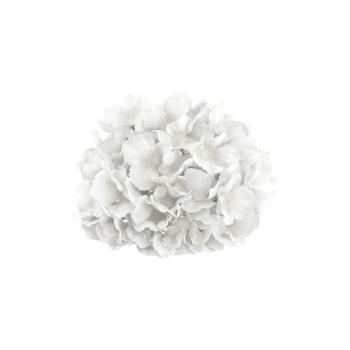 TETE D'HORTENSIA BLANC 20X11CM