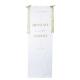 PANNEAU "BIENVENUE A NOTRE MARIAGE" TISSU CREME/PISTACHE 68CMX2M