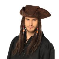 CHAPEAU PIRATE+CHEVEUX