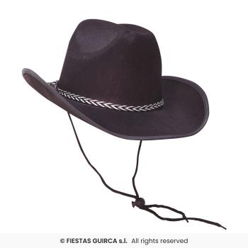 CHAPEAU DE COWBOY NOIR