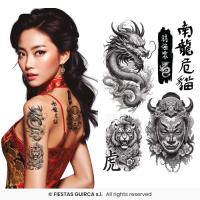 TATOUAGE ASIATIQUE 14X30CM